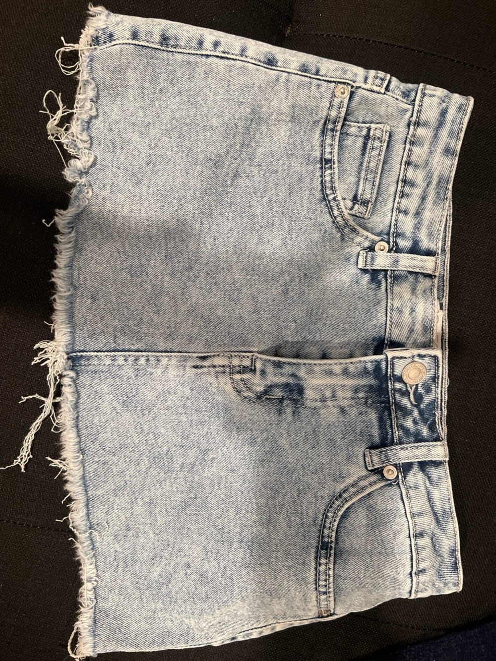 Mini macro Jean Skirt!!! Back pockets ⭐️